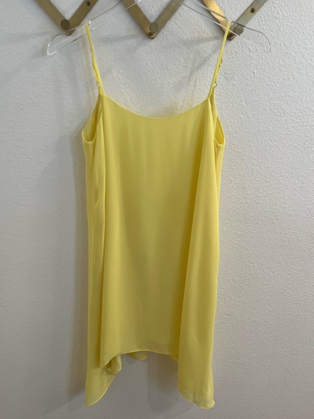 NWT BCBGeneration Yellow Chiffon Swing Dress XXS